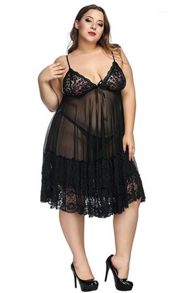 

nightgowns solid color смотрите через белье женская дизайнерская v-образным вырезом трусиков sexy пижамы женщин до колен длина рукавов круже, Black;red