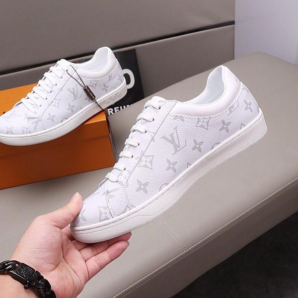 

2021 luxembourg sneaker mens shoes fashion classic comfortable shoes luxury sneakers breathable sports plus size lace -up men s, Black