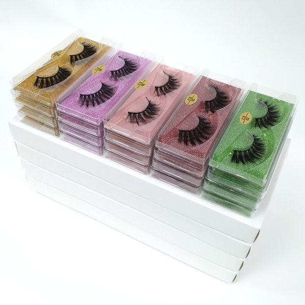

3d mink lashes wholesale 10 style natural false eyelashes 3d mink eyelashes soft make up extension makeup fake eye lashes in bulk