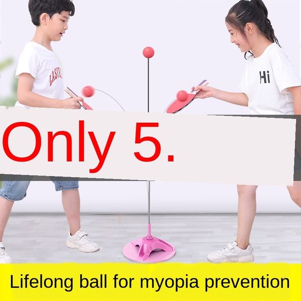 

zuc8t tennis table tennisracket table tennis trainer elastic soft shaft children's indoor household racket toy soldier ball self-traini