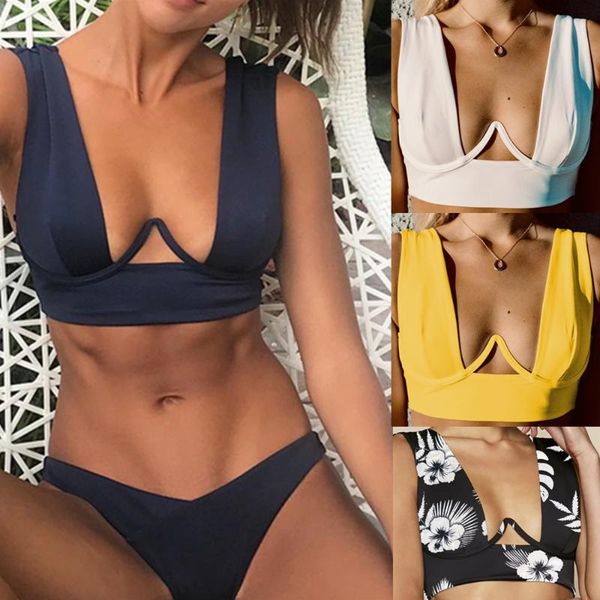 

2020 new european and american bikini steel bracket gathers split swimwear women swimwear-px, White;black