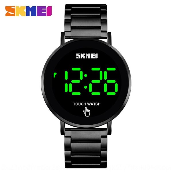 

x9hxj time beauty simple fashion lazadelectronic watch rose gold steel meter electronic waterproof meter belt digital display waterproof wat, Blue