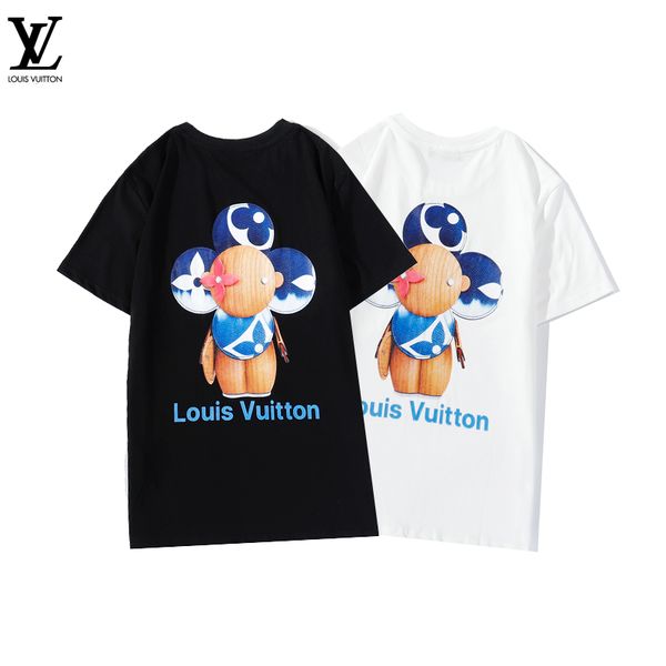 

new double-yarn refined cotton fabric of 2020 is new printed black and white s-xxl for both men and women