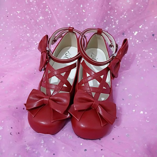 

aurora medium-heeled summer in new origin lolita, sandals 2019 summer. buckle strap shoes women y200620, Black