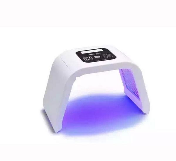 Macchina per il viso a LED per terapia della luce PDT portatile Lampada a LED a 4 colori Fotone a LED per ringiovanimento della pelle rimozione dell'acne antirughe