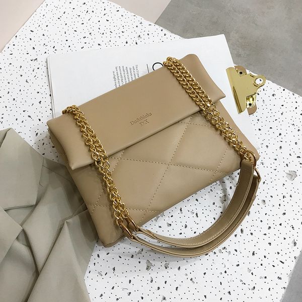 

net red small black bag female bag 2020 new texture small square chic chain shoulder messenger female wild ins