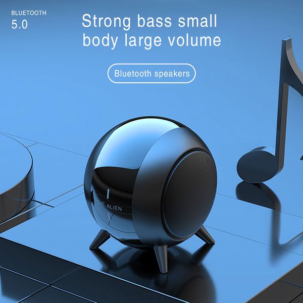 Портативный TWS Wireless Bluetooth Speaker Mini Bass Cannon спикер Поддержка TF для Универсальный смартфон в розничной коробке
