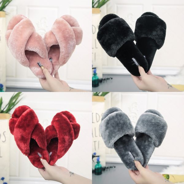 

new retro 2020 summer square head fashion word with thick heel simple high heels wild sandals female slippers t06#207, Black