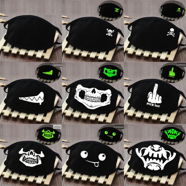 

safe breathing mouth designer printed masks collapsible anti dust breathable face mask multi color fashion design 6 5hy h1 #990#225, Black