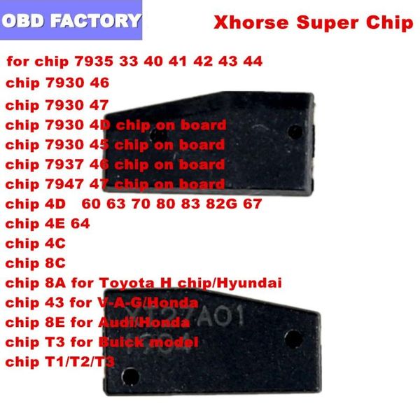 

xhorse vvdi super chips transponder for id46/4d/4c/8c/8a/t3/for h chip for vvdi2 vvdi key tool and mini key tool super chip