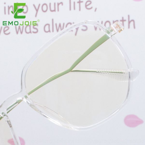 

web celebrity hipster plain transparent frame men's and women's batch glasses tr metal thickened height glasses women's, Silver