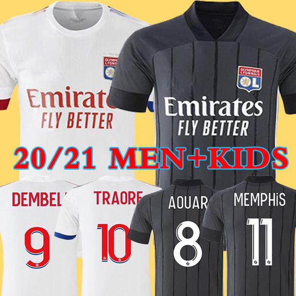 

20 21 maillot de foot olympique lyonnais lyon soccer jersey 2020 2021 maillot de lyon football shirt traore memphis ol lyon jersey shirts, Black;yellow