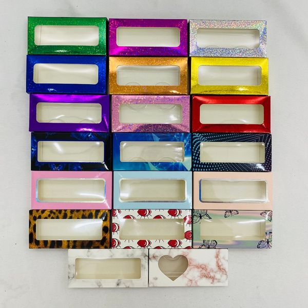 

custom eyelash packaging private label empty marble paper box dramatic 3d 5d 25mm mink lashes natural long false eyelashes boxes