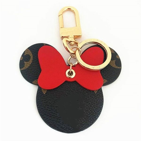 

designer keyrings women and men car keychain pendant tide wild girl cute bow bag accessories pendant key hanging chain, Silver