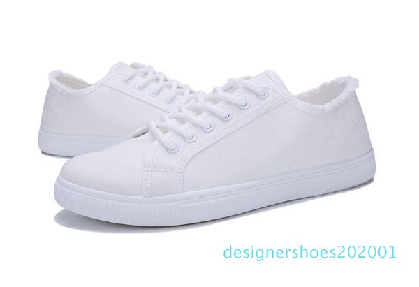 

casual shoes men cotton canvas shoes lace-up men casual walking new plimsolls male footwear autumn breathable sneakers cson08, Black