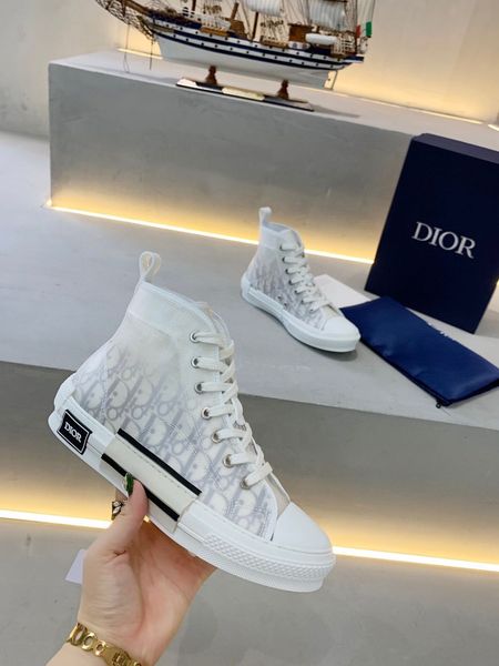

2020 париж бренды женские дизайнер high top вскользь тренеров спортивные кроссовки dioss вскользь ботинки девушки подарок дорожка размер 35