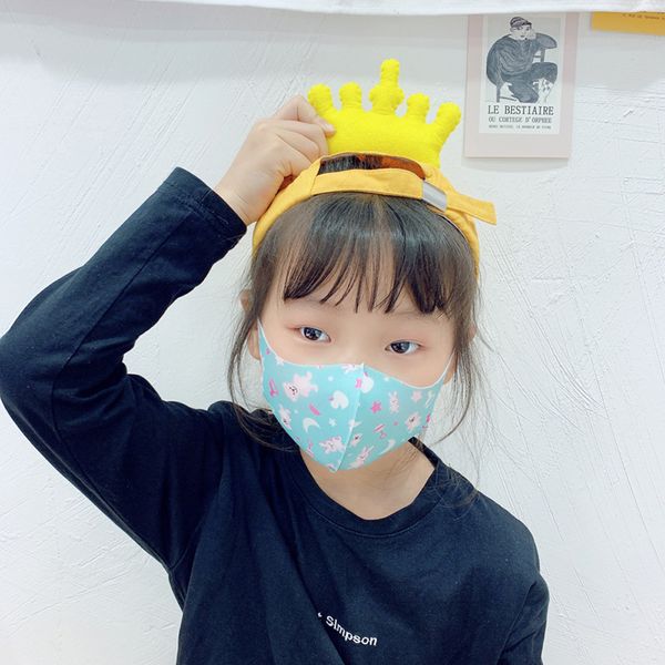 

kids cartoon mask full print child mouth masks ice silk mascarilla anti dust masks breathing pm2.5 cover girls face mask