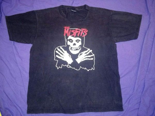 

misfits vintage late 90s shirt size xl rare horror punk, Gray;blue