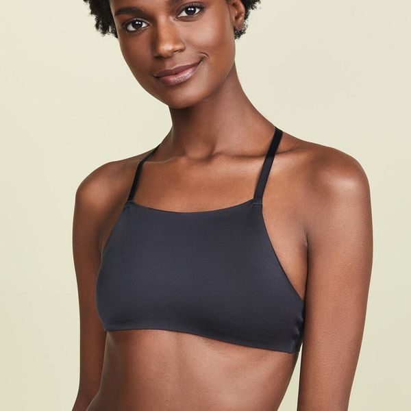 

new women seamless camisole lovely back ladies brassiere ice yarn chest female wrapped wear proof girls crop clothes, Black;white