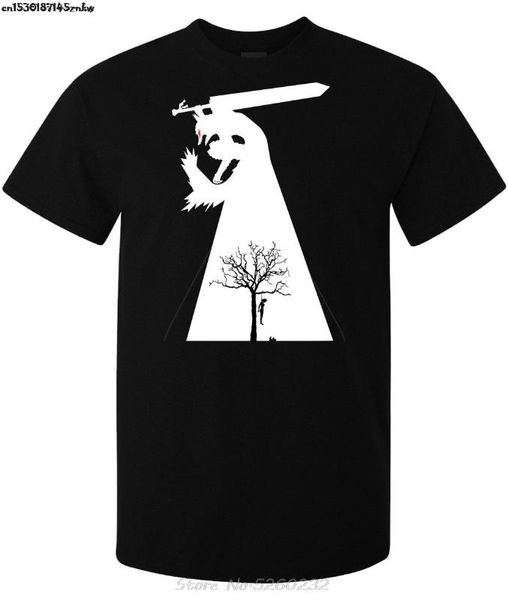 

men's t-shirts berserk guts story of life black swordsman manga anime t shirt tees printed men p37, White;black