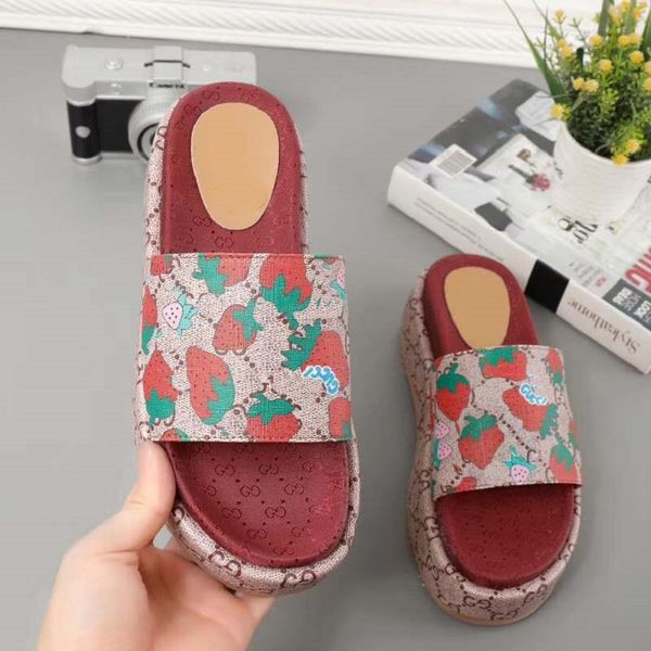 

дизайнер человек женщина тапочки моды пляж толстым дном тапочки роскошь платформа алфавит леди сандалии кожа высокой пятки тапочки shoe13 gu, Black