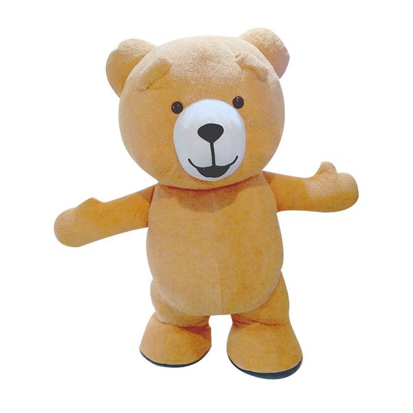 

costume accessories teddy bear inflatable mascot customize animal brown color with blower 3m tall, Silver