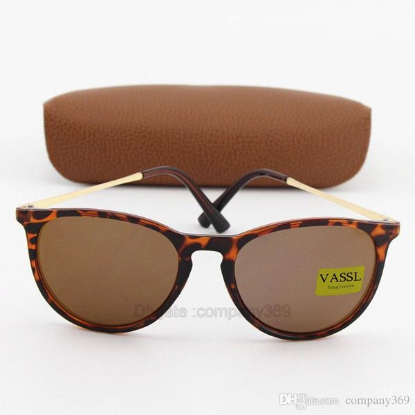 

new classic vassl fashion sunglasses for man woman eyewear sun glasses tortoise frame brown uv400 lenses with box, White;black