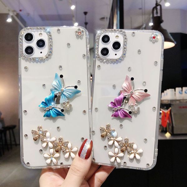 

suitable for samsung s10 bowknot rhinestone crystal phone case