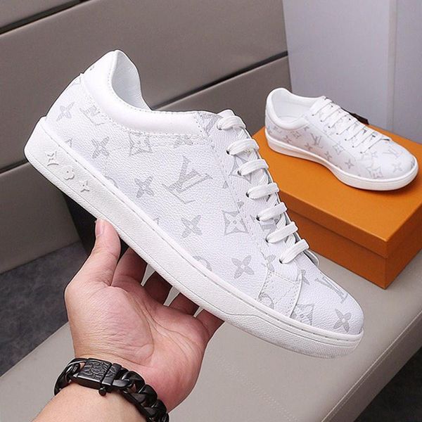 

luxembourg sneaker men 's shoes fashion classic leather type shoes luxury sneakers breathable sports plus size lace -up m, Black