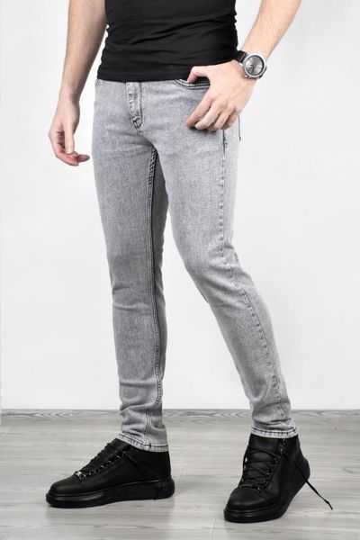 

deepsea gray lycra slim fit grinding jeans pants 2002163, Blue