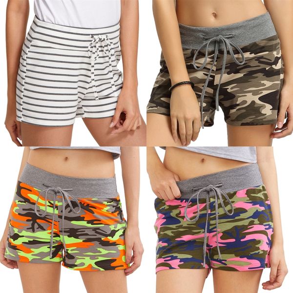 

women summer spring floral print shorts casual high waist sashes pocket bottoms female ladies fashion pockets shorts 2020 new clothing#5481, White;black