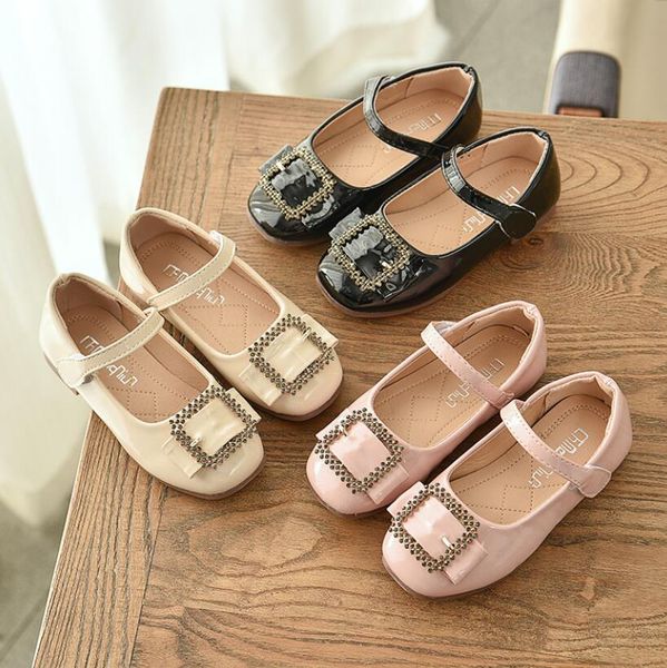 

Kids Shoes Princess Shoes Red Pink Black Sandals Children Leather Party Dress Flat Cat Girls Sandals Baby Casual Sneakers