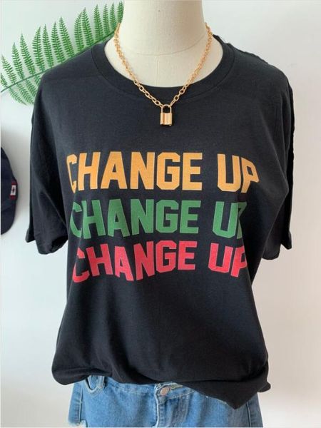 

women's t-shirt sunfiz yf change up summer style stand for science funny tee seventeen musical t shirt, White