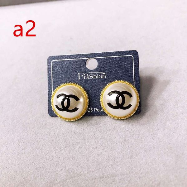 

new fashion jewerly famous brand stud titanium steel thread earrings 18k gold plated stainless steel classical love gem earrings for women c, Silver