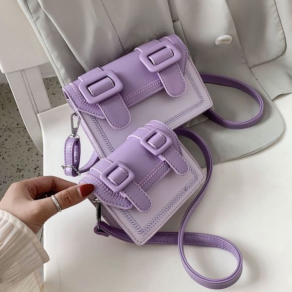 

contrast color embroidery thread mini crossbody bags for women female shoulder handbags and purses lady cross body bag