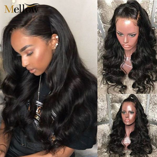 

s f body wave wigs pre plucked lace front wig for black woman glusless lace wigs