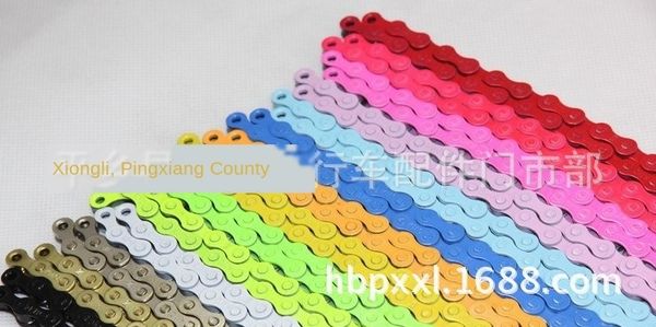 

good quality dead flying car /ground bike mountain bike chain single speed bicycle bicycle chain colorful dead flying, Silver