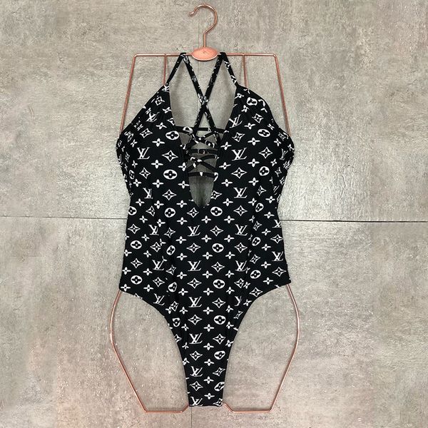 

20ss купальники летние стили push up короткий топ купальный костюм sexy женщины one piece купальники сиамские l письмо купальник бикини разм, White;black