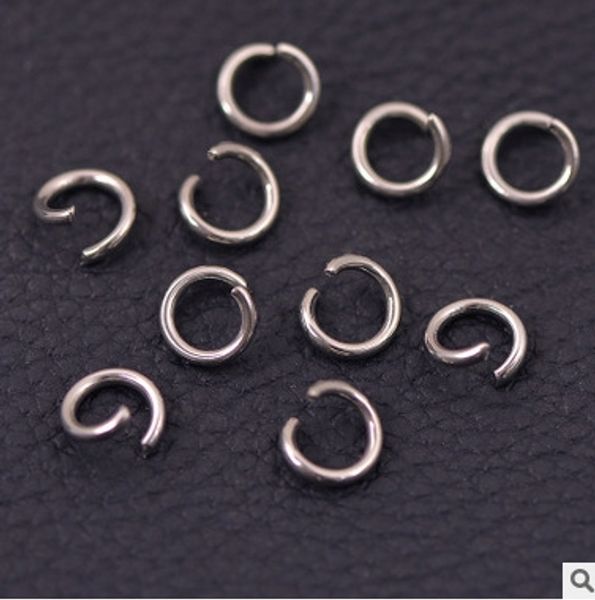 

diy stainless steel opening c o ring connection ring beads diy accessories accessories various specifications, Silver