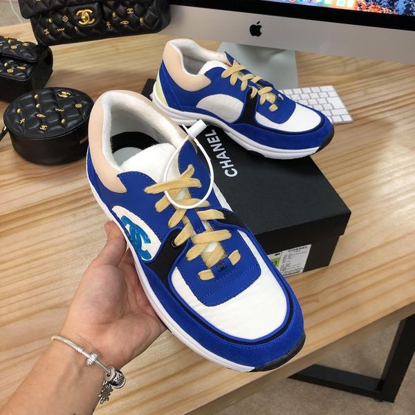 

new21 high-end ladies casual shoes fashion wild ladies sports shoes outdoor travel shoes original box packaging fast delivery, Black