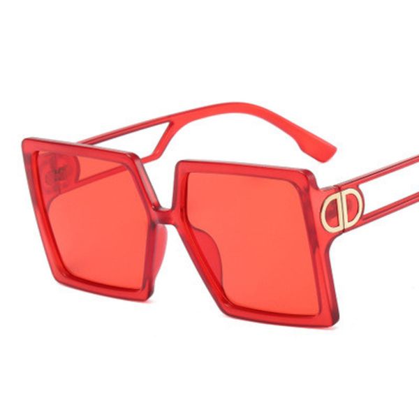 

fashion classic oversized sunglasses women 2020 luxury large frame gradient sun glasses ladies retro square shade mirror uv400, White;black