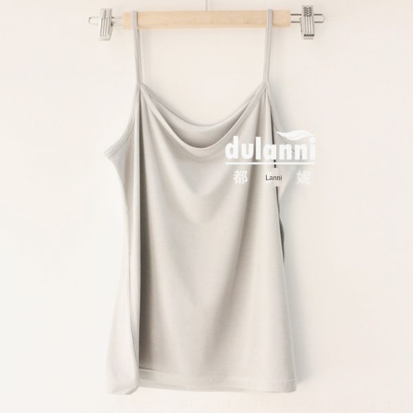 

0.088 women's milk silk camisole solid color base shirt milk silk vest vest camisole all-match inside 3303, White