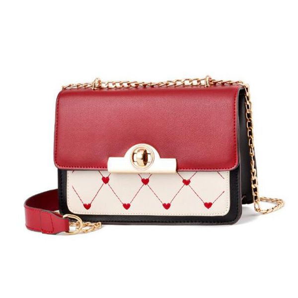 

модные сумки для женщин cute сумки сумки малого сердце кожи pu сумка для девочки закрылки цепного телефона болса 2020