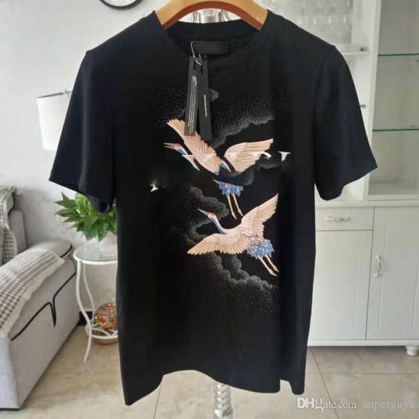 

summer men's clothing designer t-shirts luxury women tshirts mens designer t shirts hip hop short sleeve tees, White;black