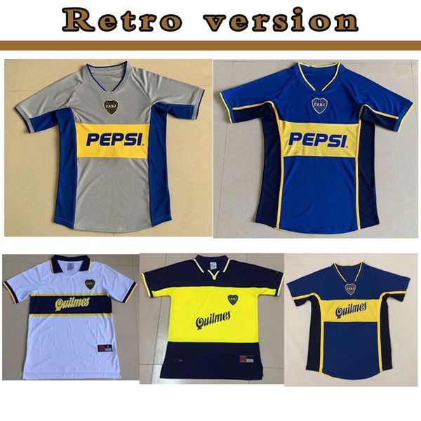 

97 98 boca juniors retro soccer jersey maradona roman gago 97 99 football shirts 2001 2002 2005 camiseta de futbol vintage riquelme, Black;yellow