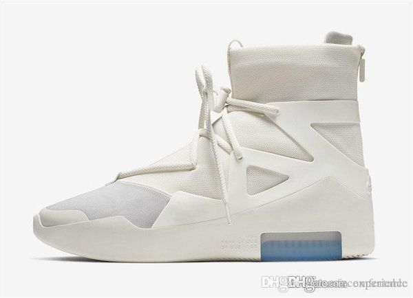 

2019 authentic air fear of god 1 sail black frosted spruce zoom air ar4237-100 fog men basketball shoes sport sneakers with original box