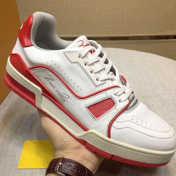 

fashion classic trainer sneaker men 's shoes comfortable autumn and winter vintage footwears sports lace -up low shoes fast delive, Black