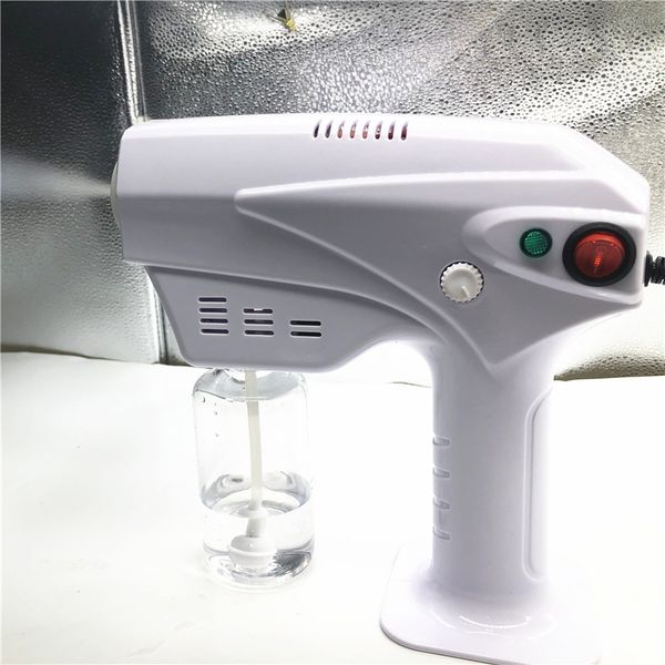 

new portable nano sterilizer steam gun blue ray hair nano spray guns for disinfection and hair moisturizing home use dhl ups ing
