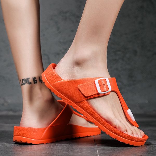 

summer cool men's flip-flop sandals foot arch massage correction walking slippers beach outdoor soft rubber slippers of fish, Black