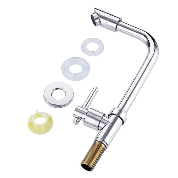 

kitchen sink faucet single hole rotate cold water basin tap